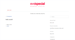 Desktop Screenshot of evespecial.com